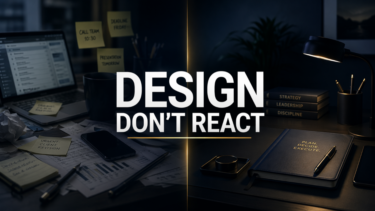 Design Your Life. Or Default To It.