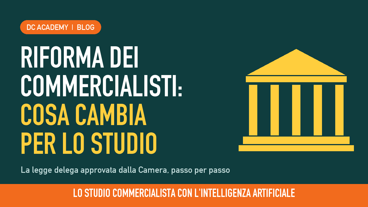 Riforma dei commercialisti: cosa cambia per lo studio
