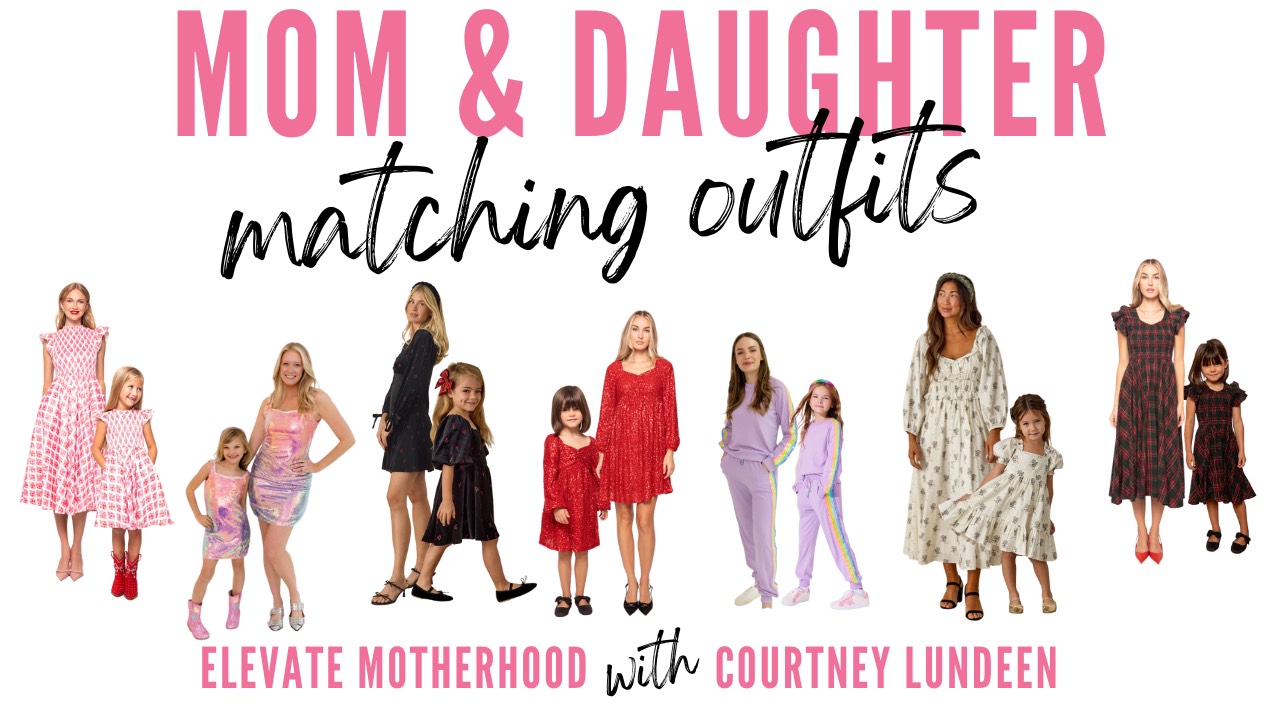 best mommy & me matching - mom daughter matching christmas dresses