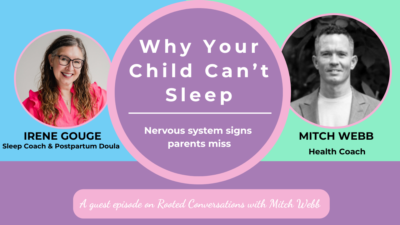 Parent sitting calmly beside a child at bedtime using co-regulation