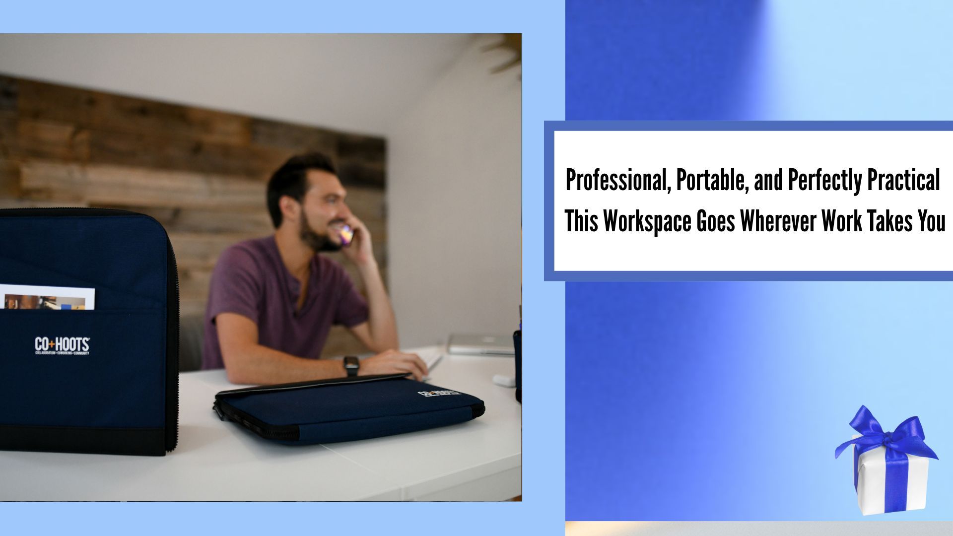 Whether you're commuting or working from home or the office, the Mobile Office Desktop Document Sleeve keeps you organized