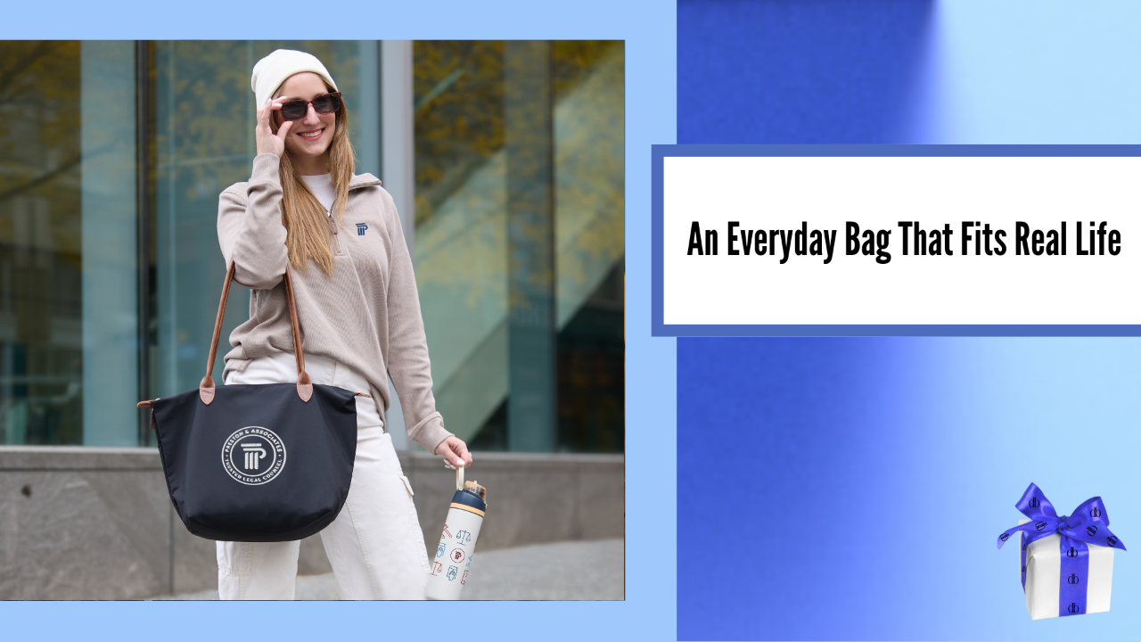 rPET Fontaine Tote for everyday use and sustainable gifting