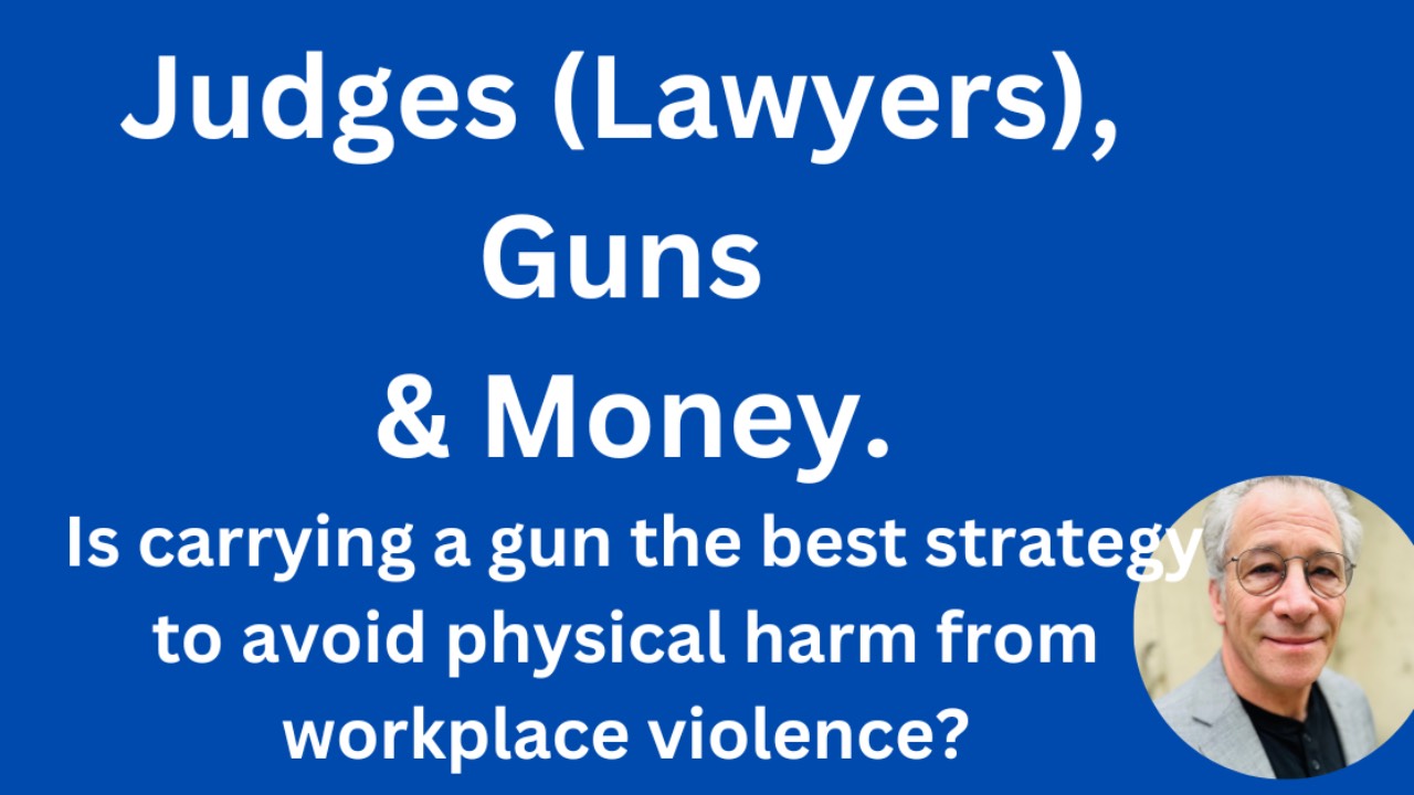 Is carrying a gun the best strategy in the face of safety threats?