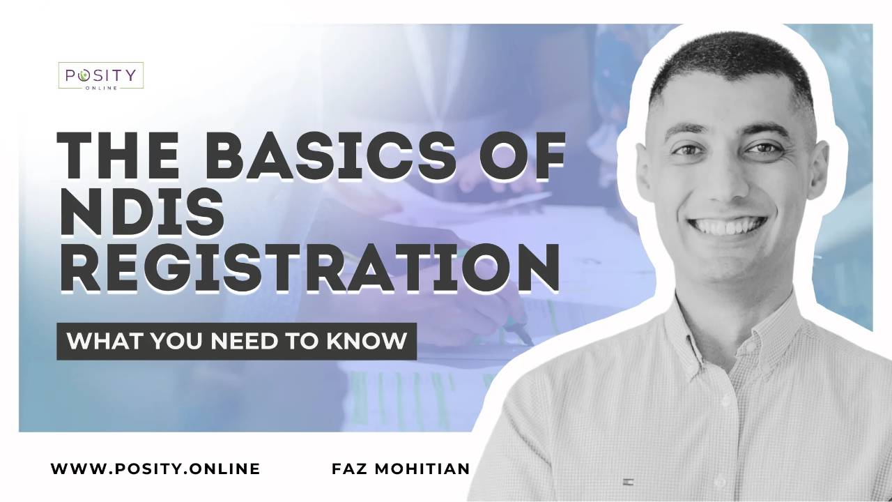 Blog thumbnail illustrating the basics of NDIS registration and its importance for service providers.