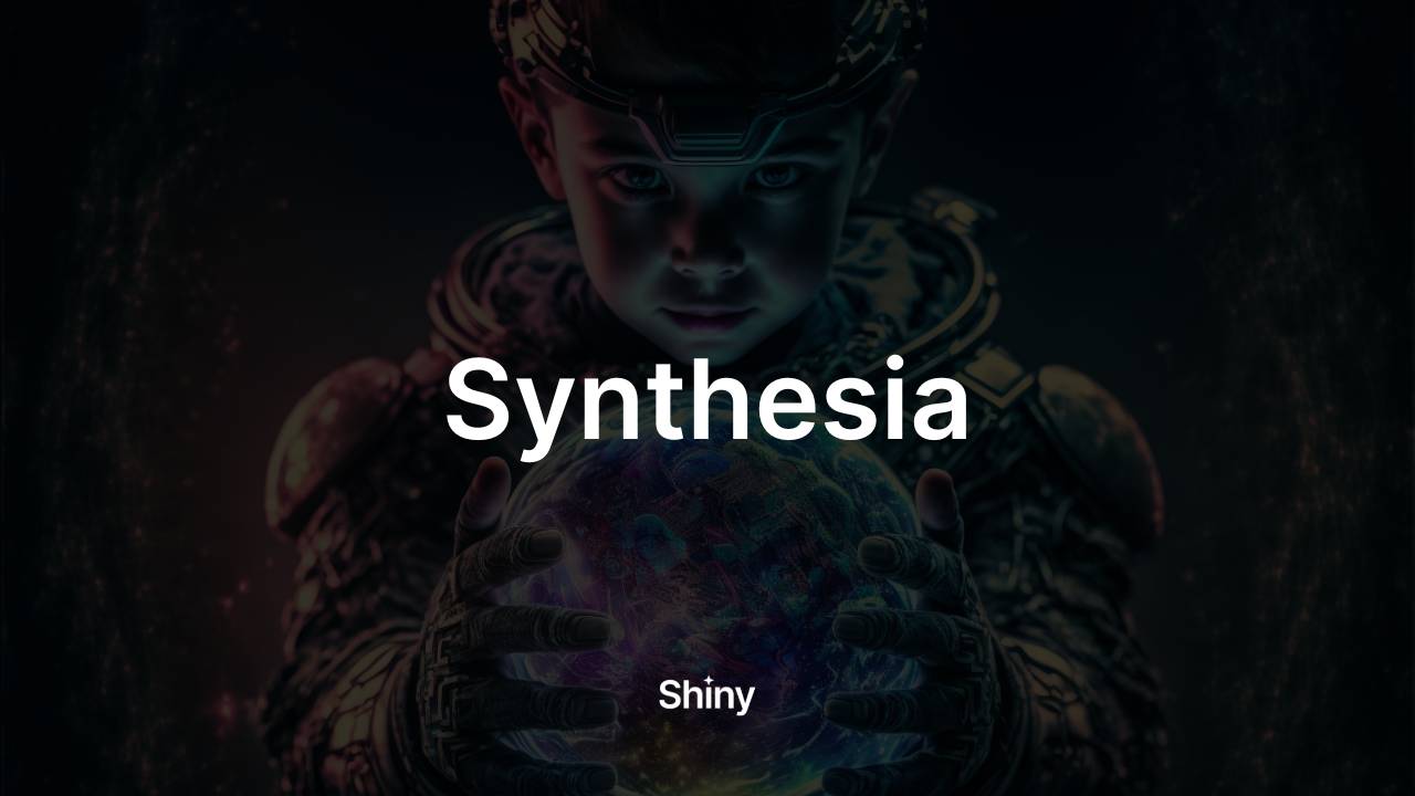 Synthesia Blog Header, AI, Video Creation Tool