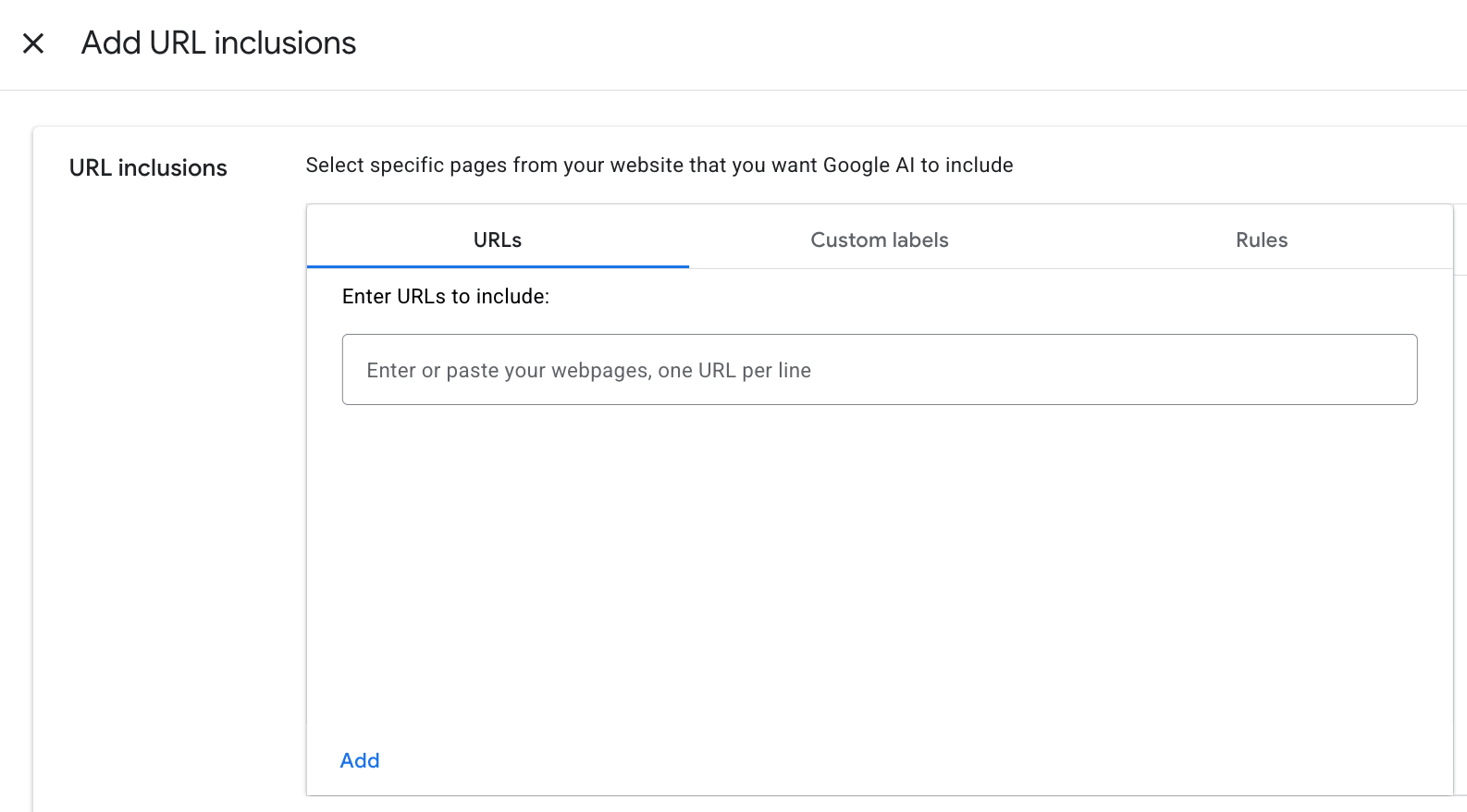 url controls in google ads