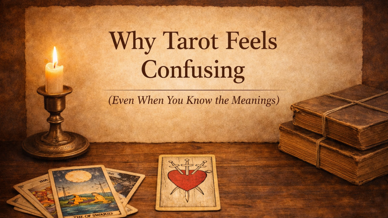 Why Tarot Feels Confusing (Even When You Know the Meanings)