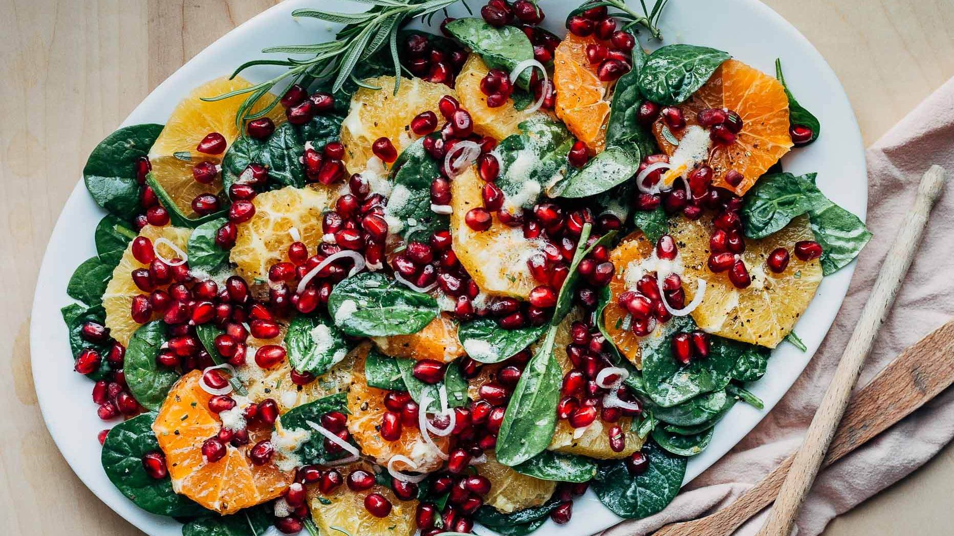 Holiday Glow Citrus & Pomegranate Salad