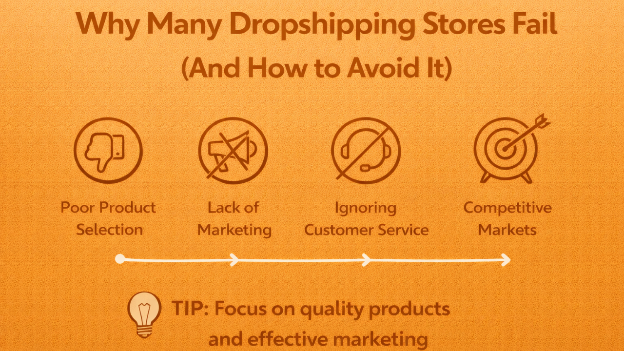 Why Many Dropshipping Stores Fail (And How to Avoid It)