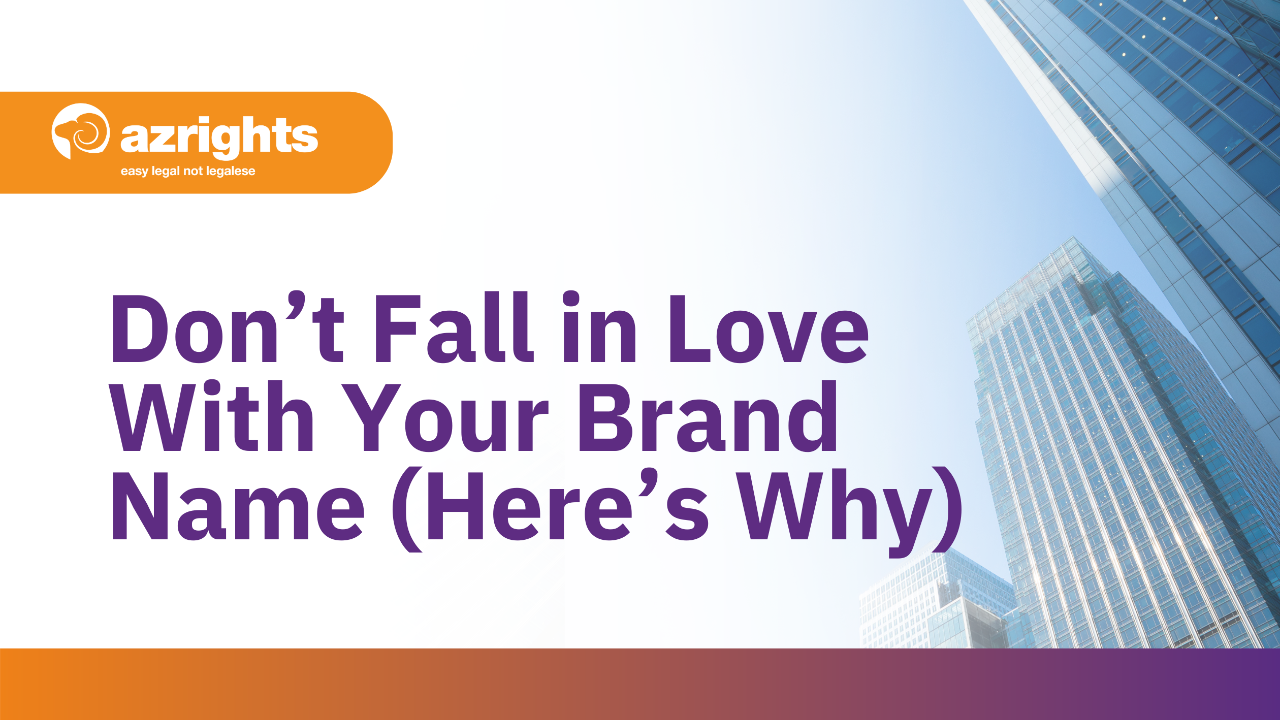 Don’t Fall in Love With Your Brand Name (Here’s Why)