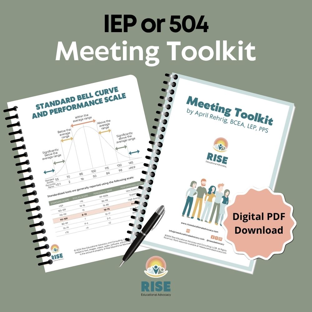 IEP or 504 Meeting Toolkit