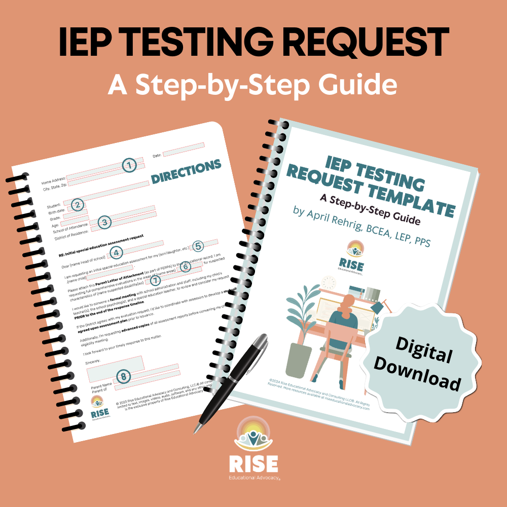 IEP Testing request Template