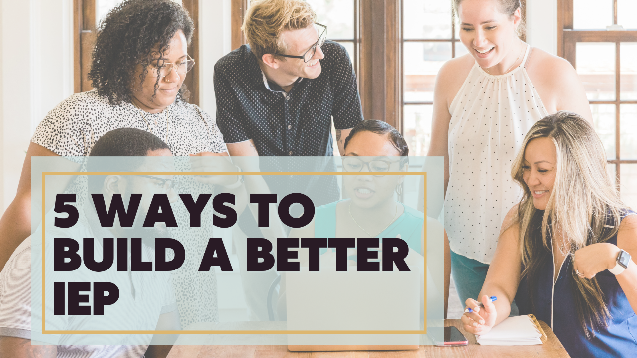 Team of parents and teachers build a better IEP