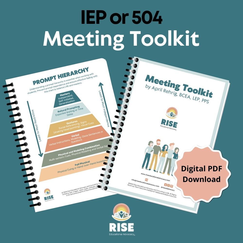 IEP or 504 Meeting Toolkit Download