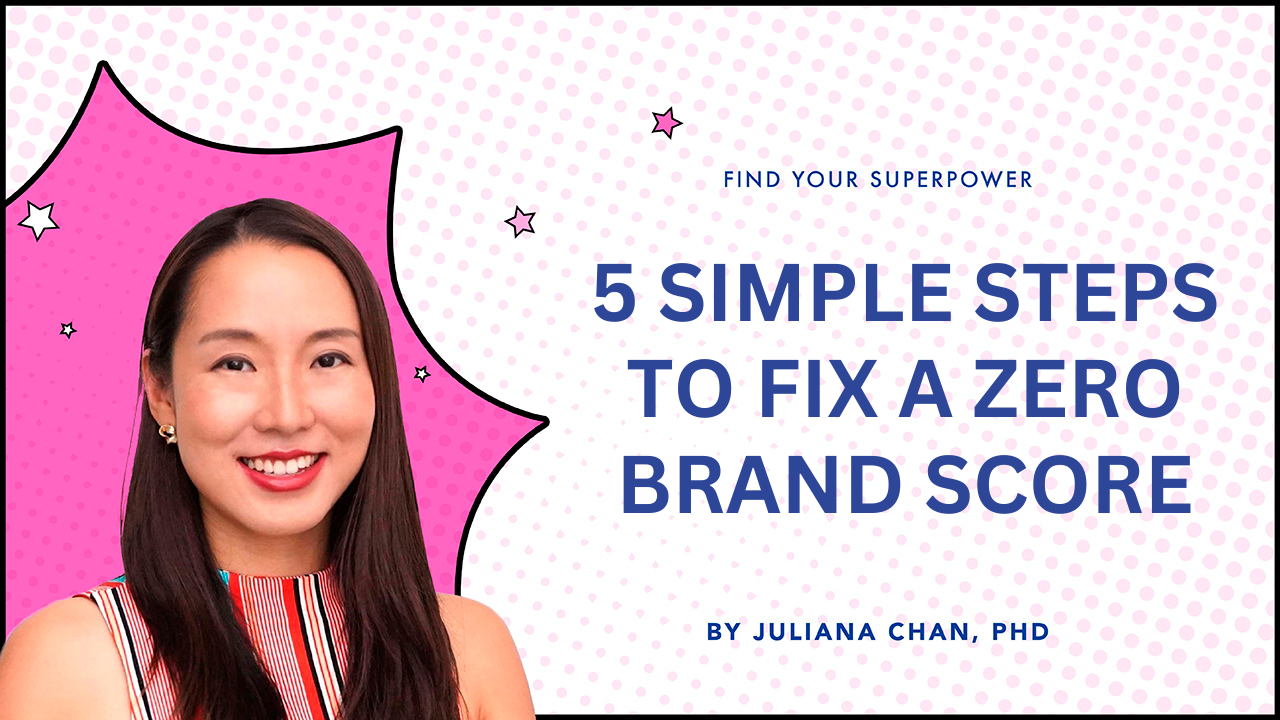 5 simple steps to fix a zero brand score