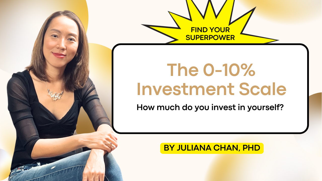 The 0-10% Investment Scale: How much do you invest in yourself?