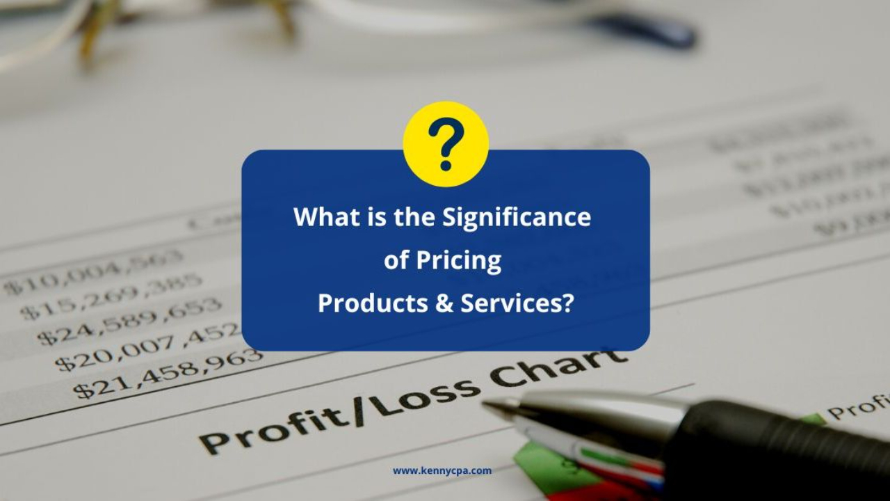 pricing products and services 