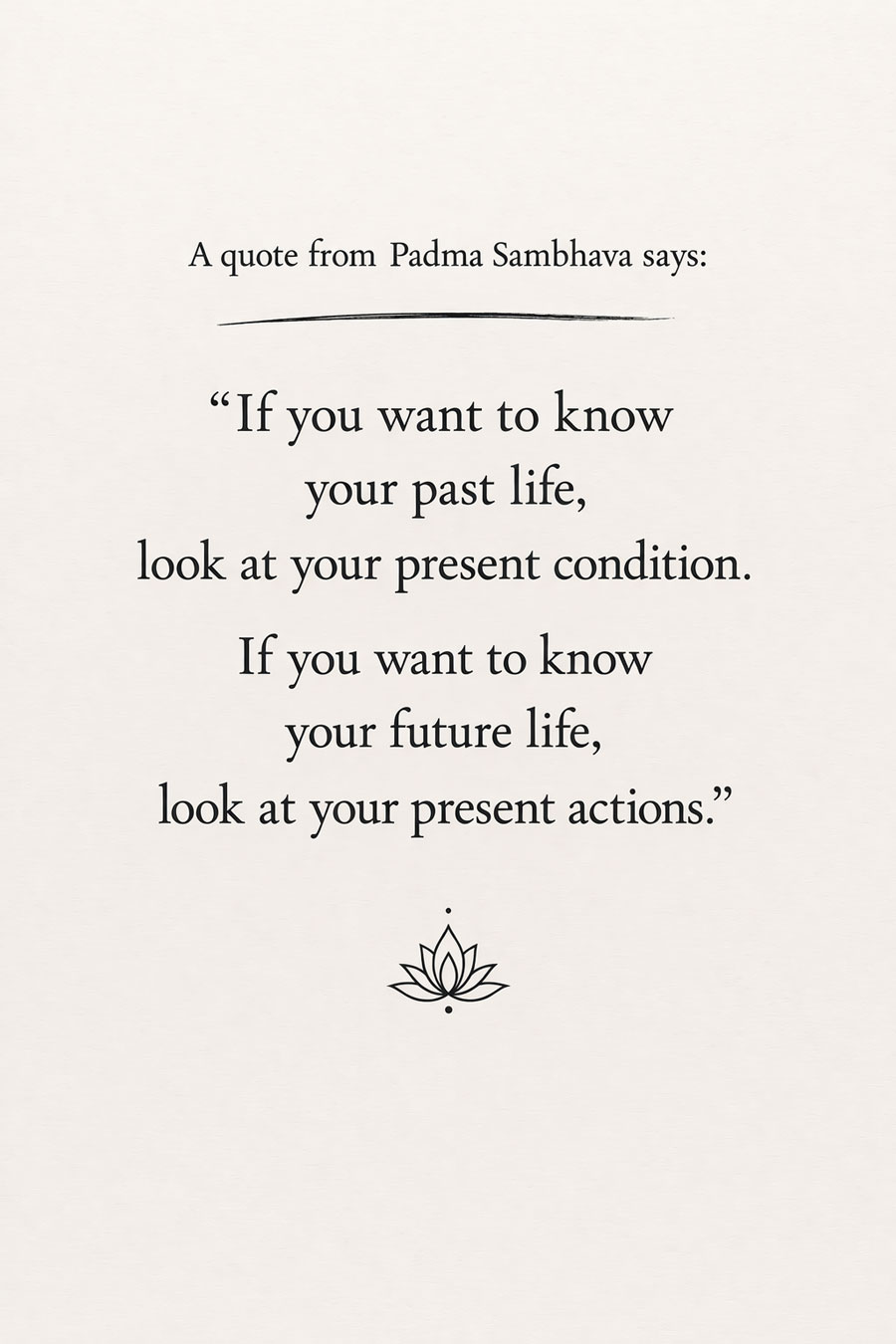 Padma Sambhava quote
