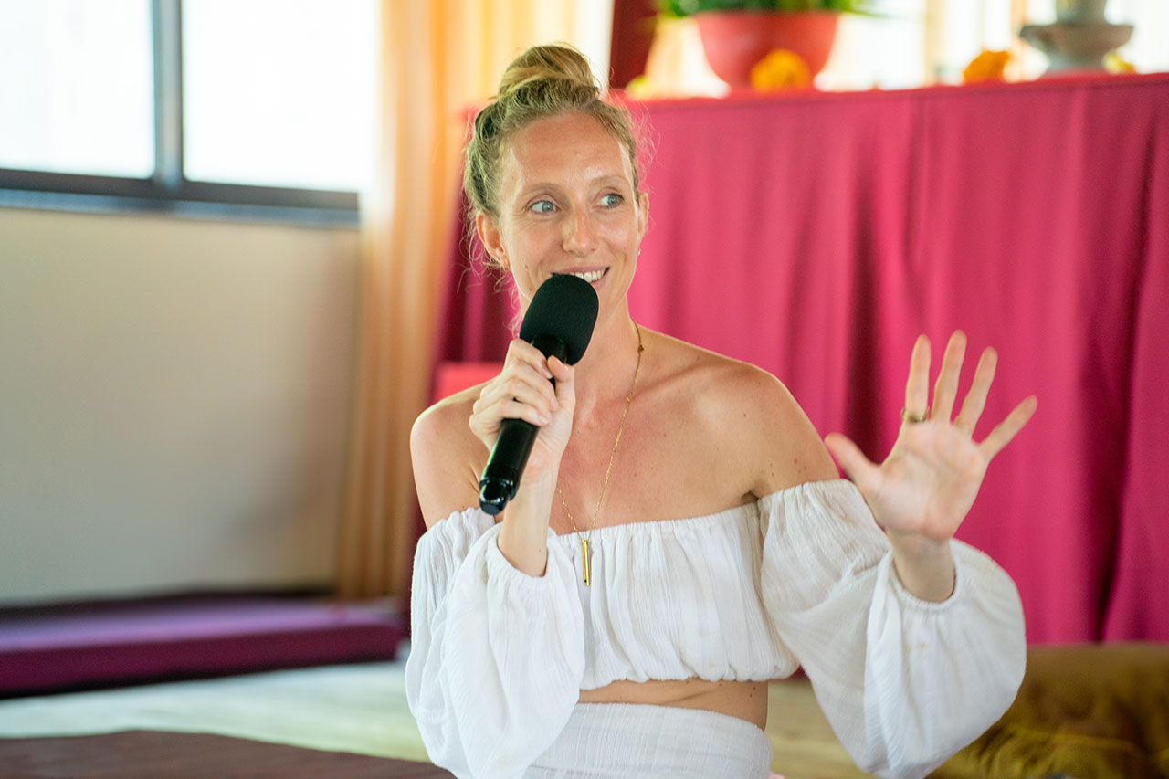 Dieke sharing Tantra teachings