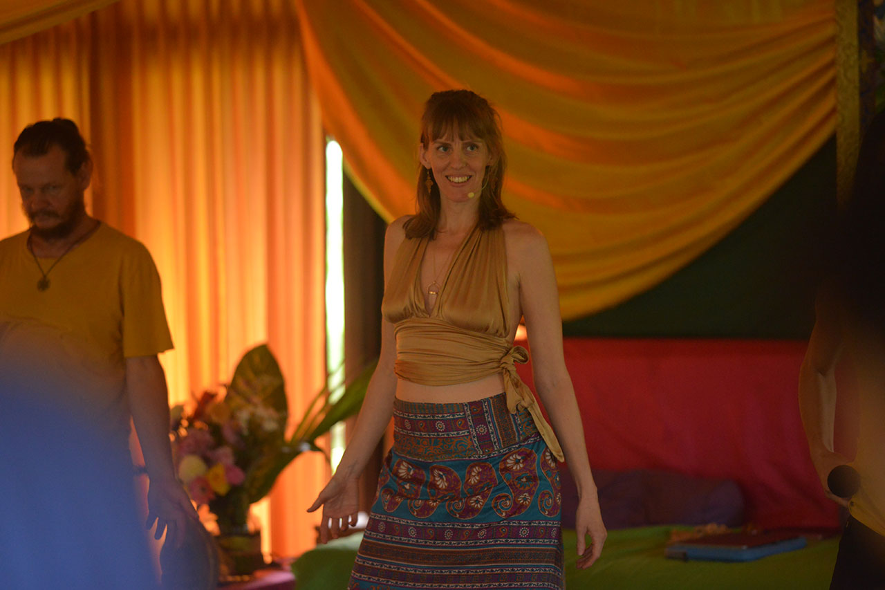 Shivani teaching Tantra