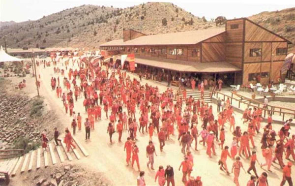 when the rajneesh movement_s efforts refocused