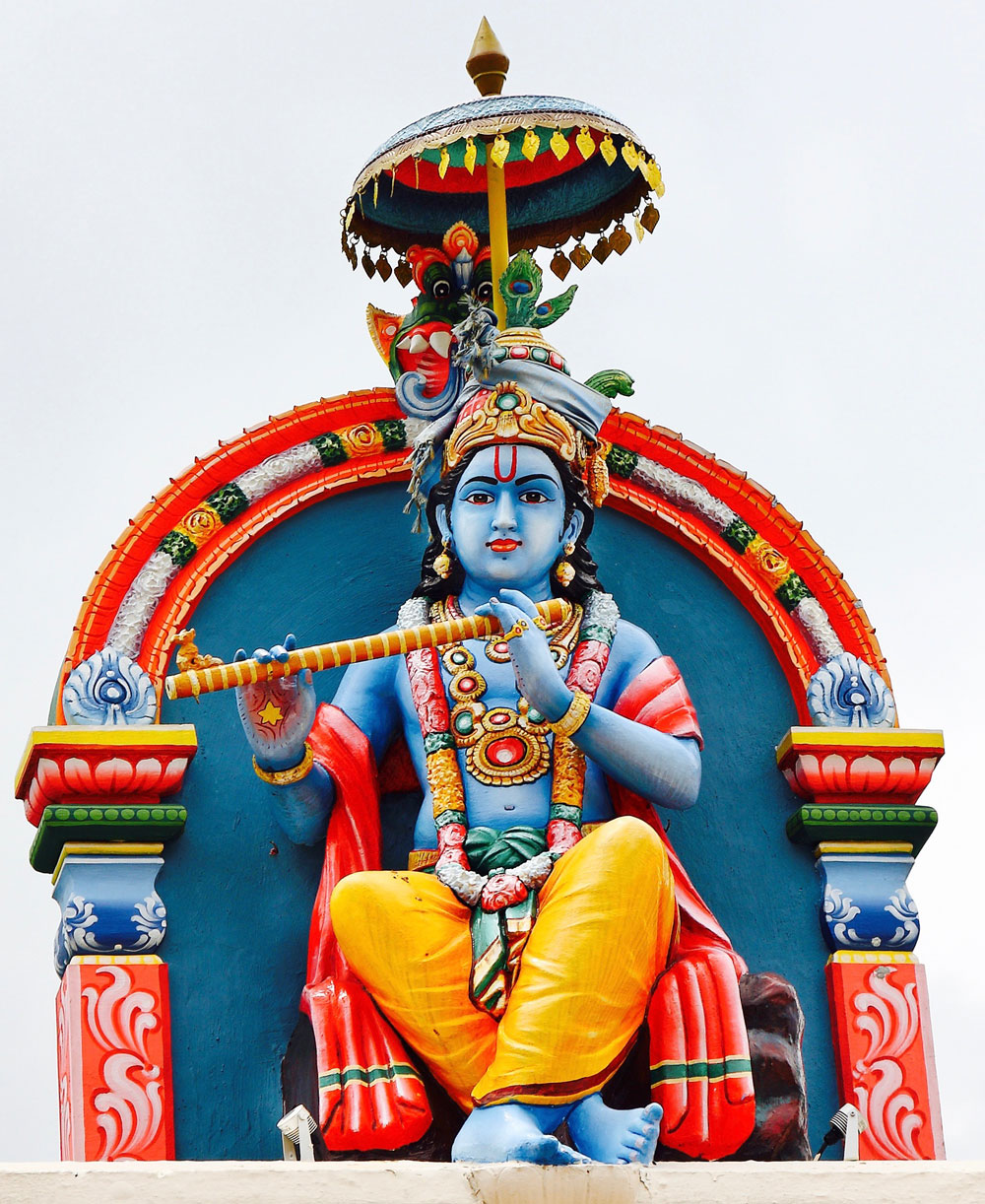 Fully enlightened Krishna