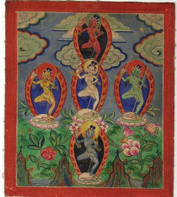 Five Wisdom Dakinis female form