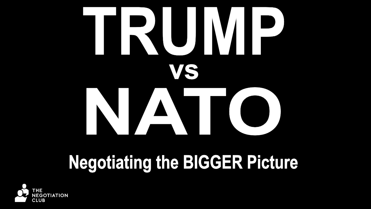 TRUMP vs NATO - Negotiating the bigger picture