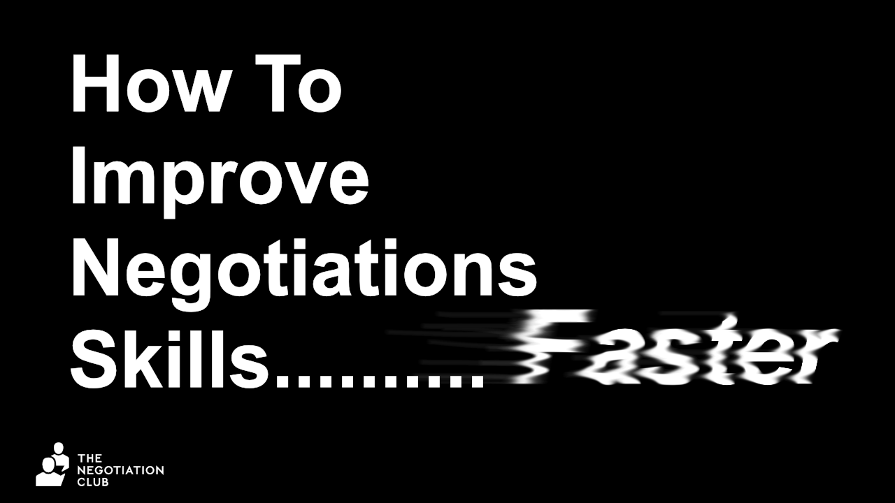 How to build negotiation skills faster banner