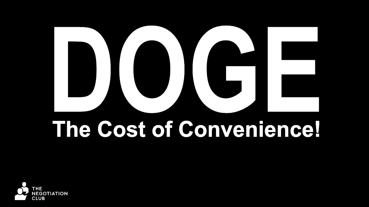 DOGE and the cost of using the contract term for cancel by convenience