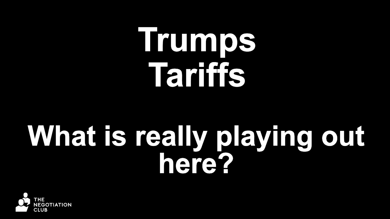 Trump uses Tariffs in his negotiations