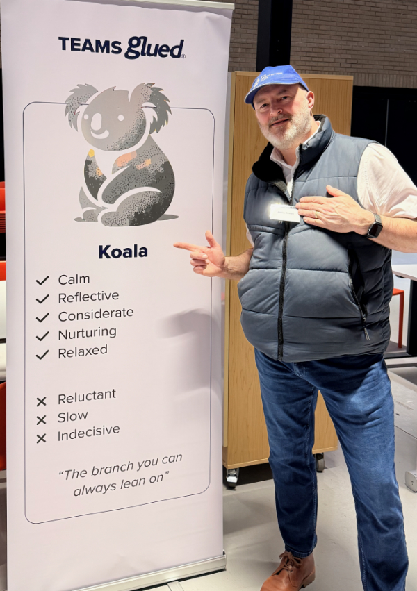 Koala personality style in negotiation &ndash; calm, reflective and considerate traits explained on banner