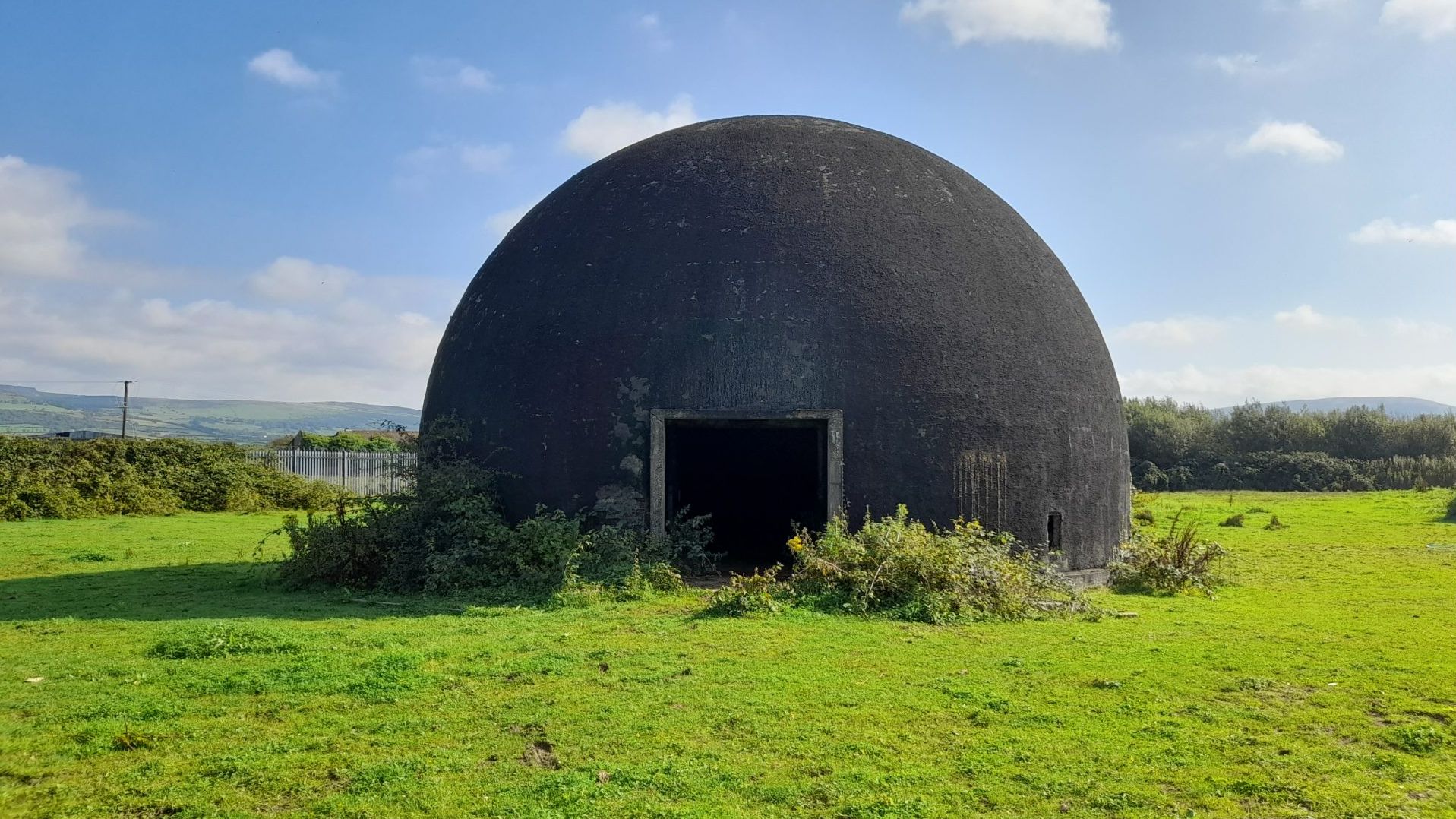 WWII RAF Trainer Dome Restoration Begins