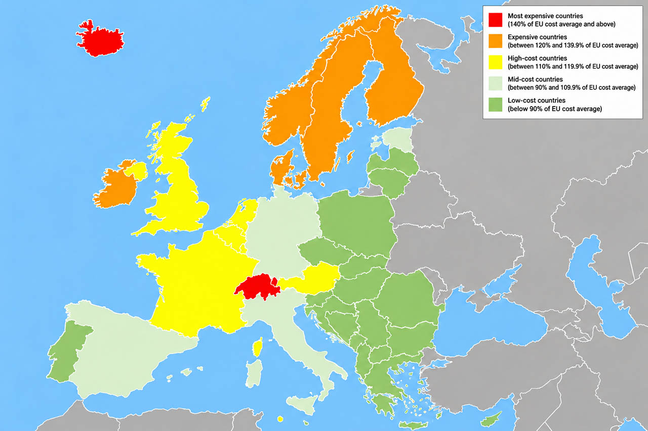 Full European cost map