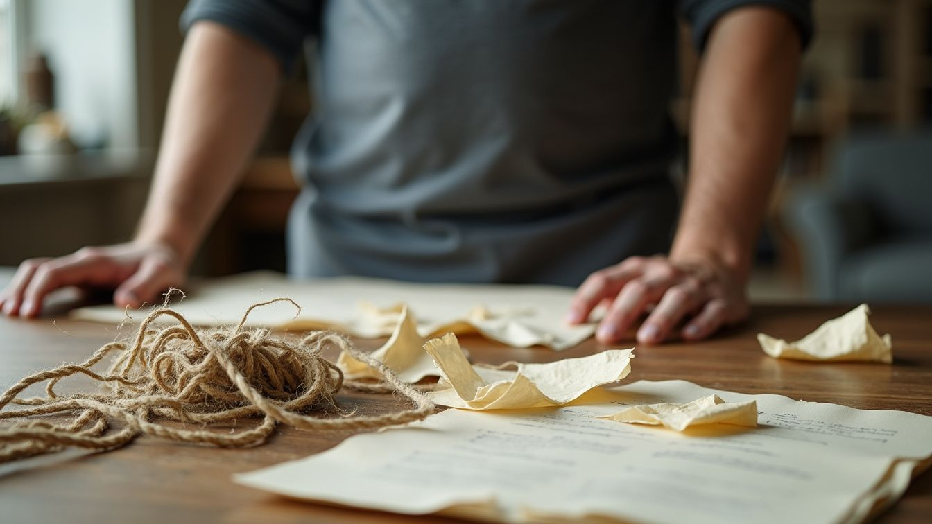 Met jezelf in de knoop zitten