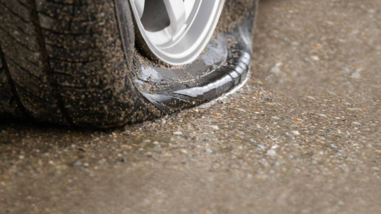 flat tire