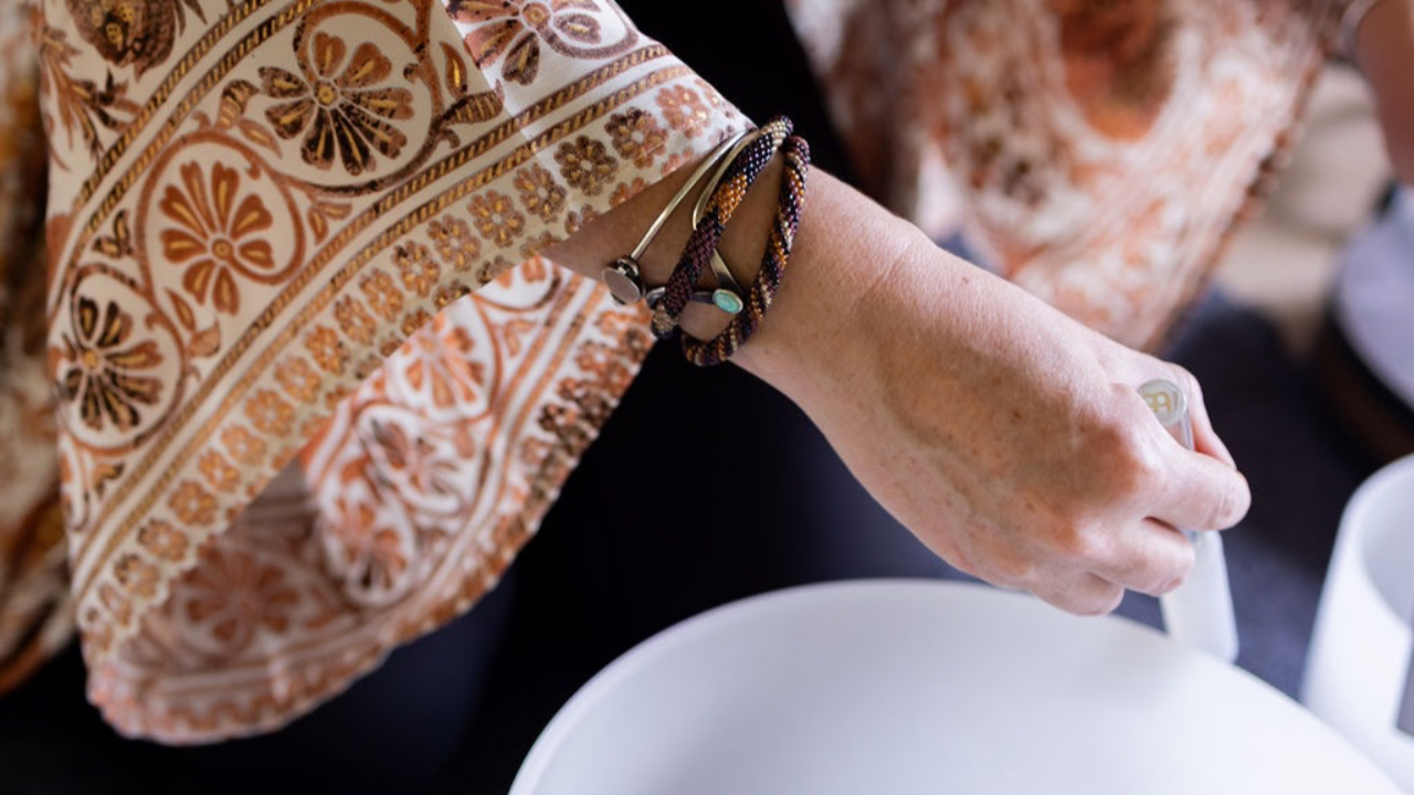 spiritual community gathering at oceanfront yoga retreat