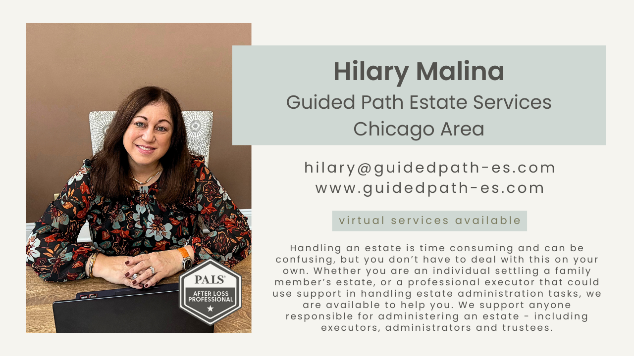 Hilary Malina, Guided Path Estate Services