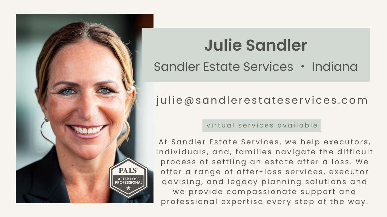 Julie Sandler, Sandler Estate Services