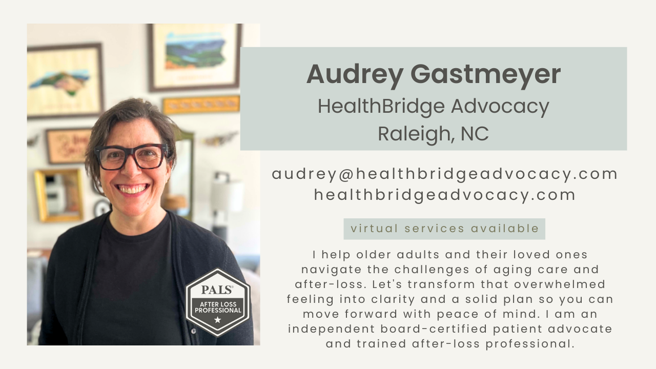 Audrey Gastmeyer, HealthBridge Advocacy