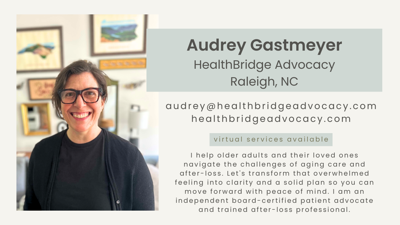 Audrey Gastmeyer, HealthBridge Advocacy