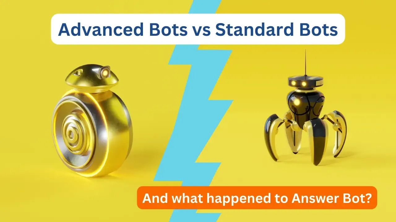 Zendesk advanced bots vs standard bots and answer bot