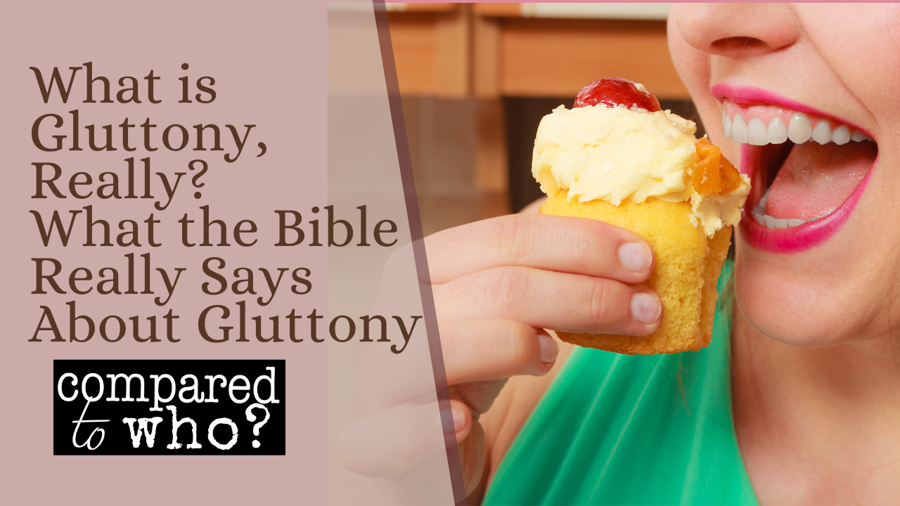 woman eating a cupcake