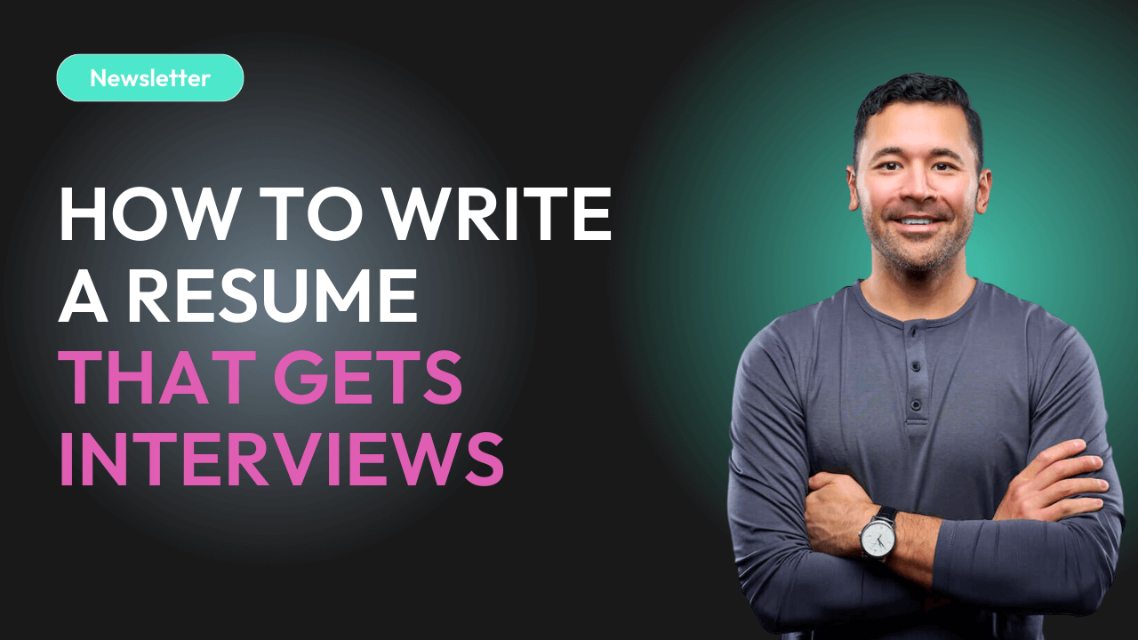 Blog article thumbnail "How to write a resume that gets interviews"