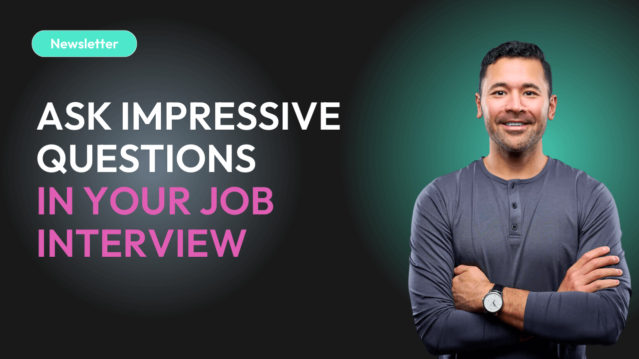 Blog article cover image "16 Impressive Questions to Ask in a Tech Job Interview"