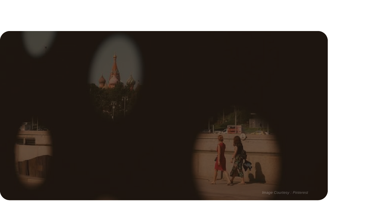 Observing people from building holes