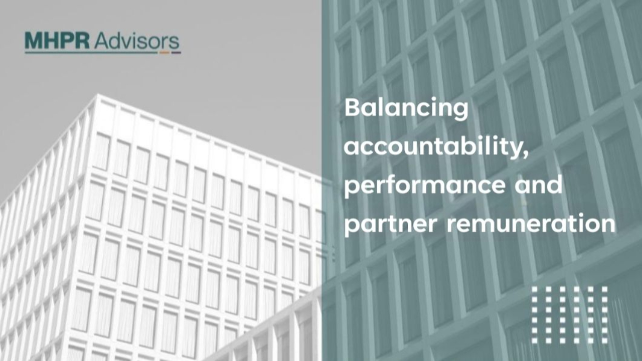 Balancing accountability, performance and partner remuneration