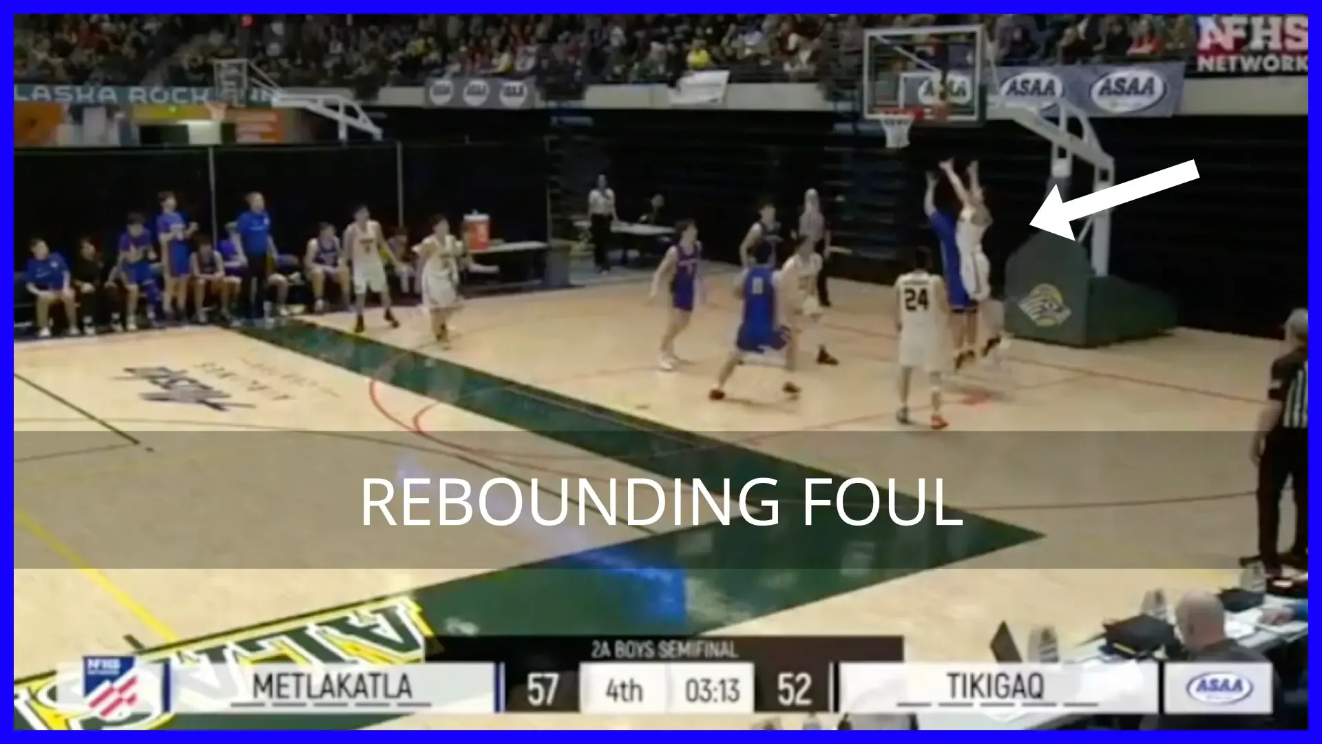 Rebounding Foul and Double Whistle