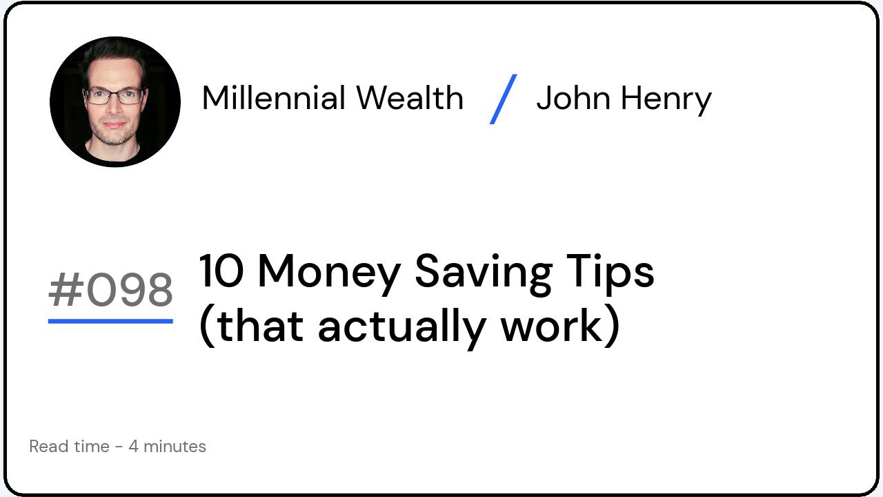 10 Money Saving Tips (that actually work)