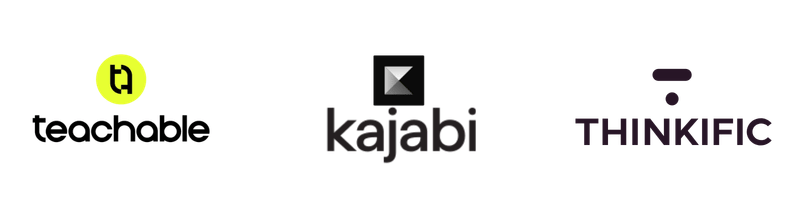 compare teachable, thinkific and kajabi